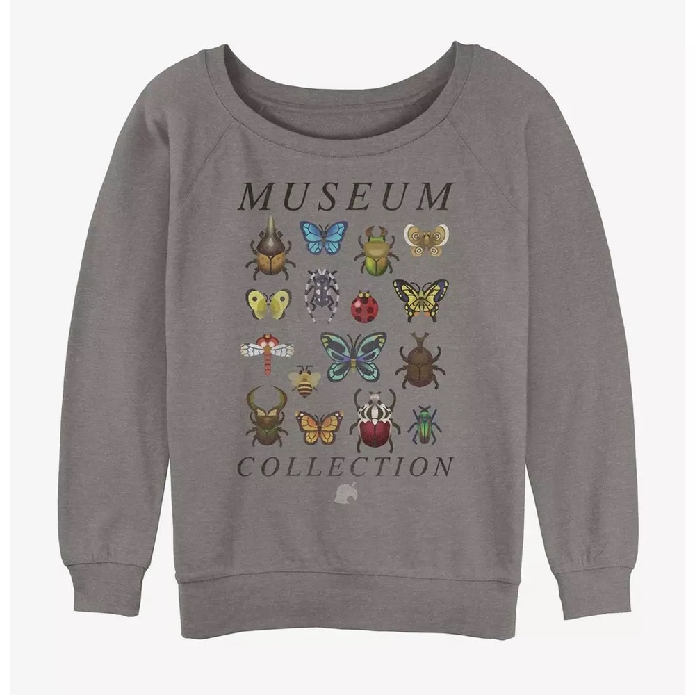 Animal Crossing Gray Museum Collection Sweatshirt